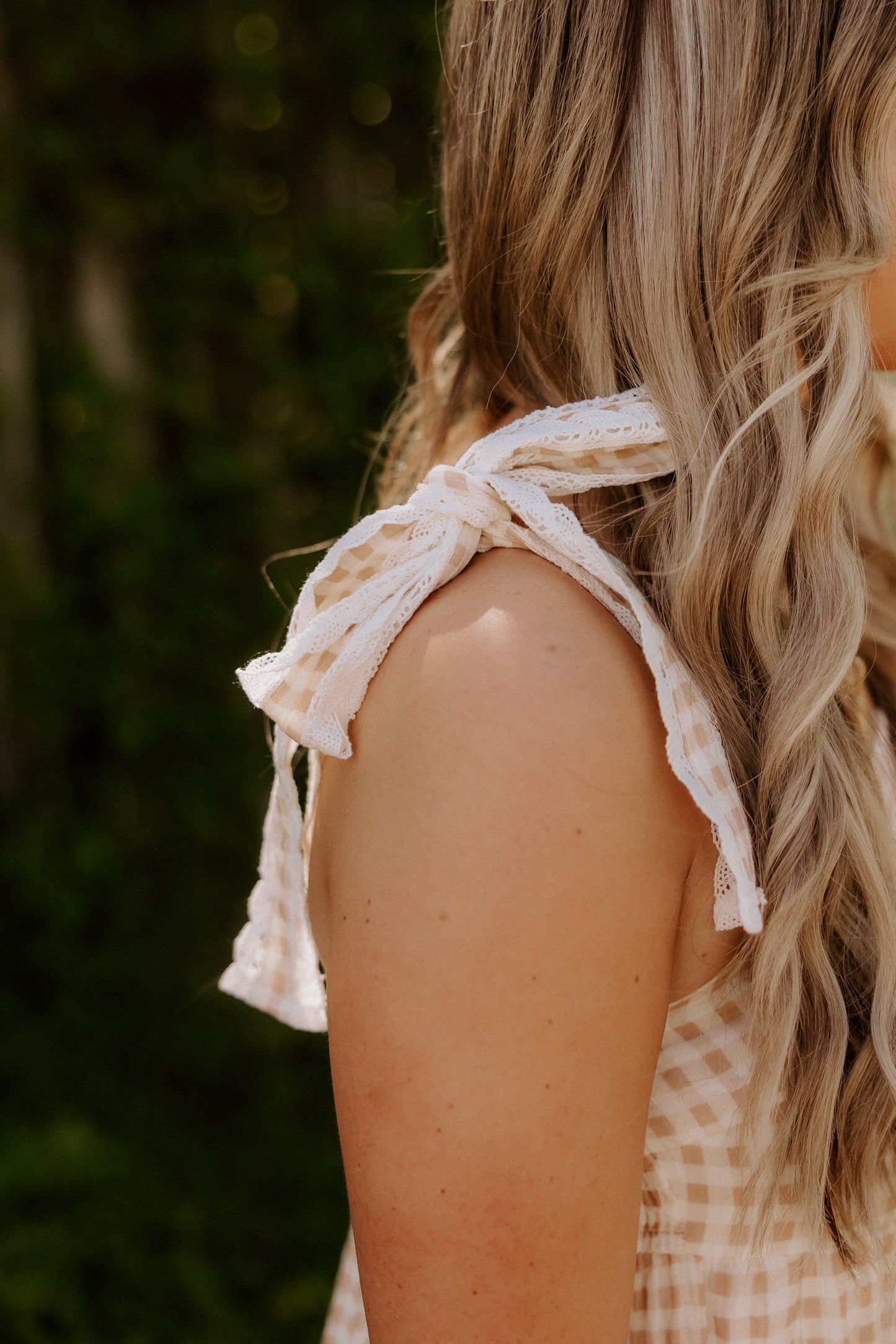 Polly Gingham Maxi