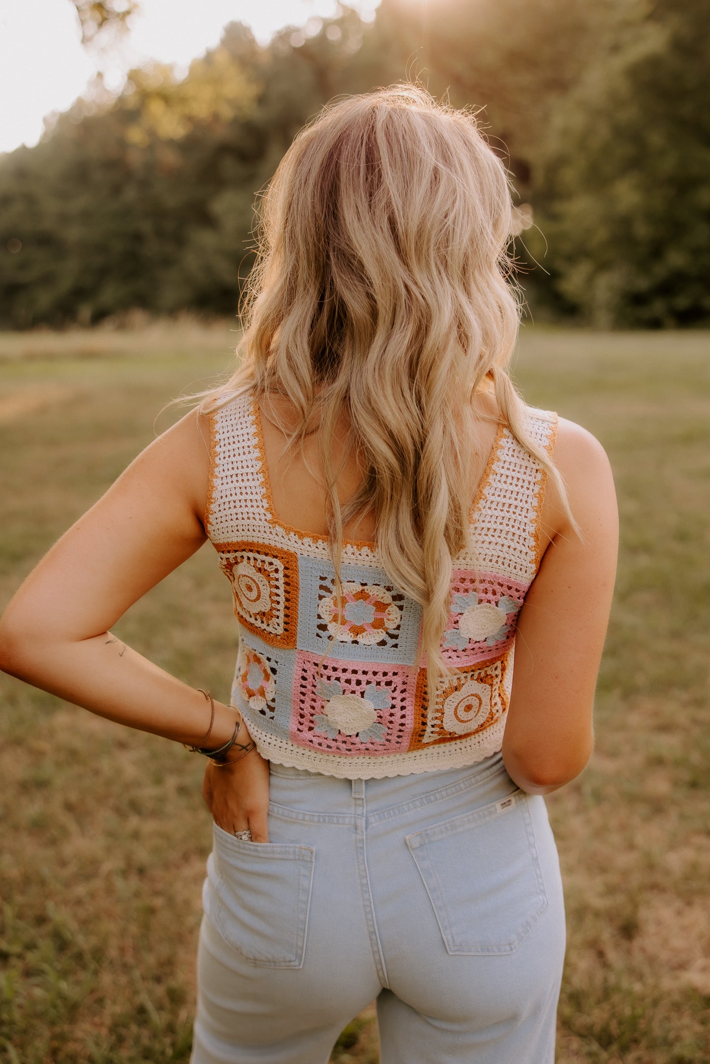 Rosie Crochet Crop Top