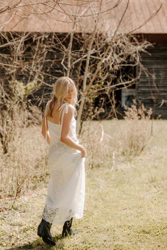 Ivory Lace Maxi